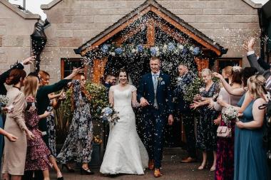Bleu hydrangea wedding