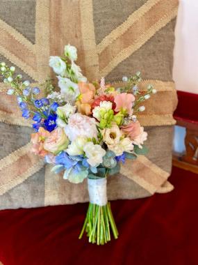 Summer Colourful hand tied Bridal bouquet
