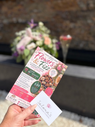 Flowers & Fizz @ Lagan Derby 18 August 2026 @ 7.00pm