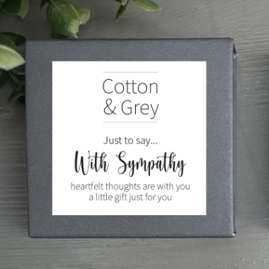 With Sympathy Mini Bees Wax Candles